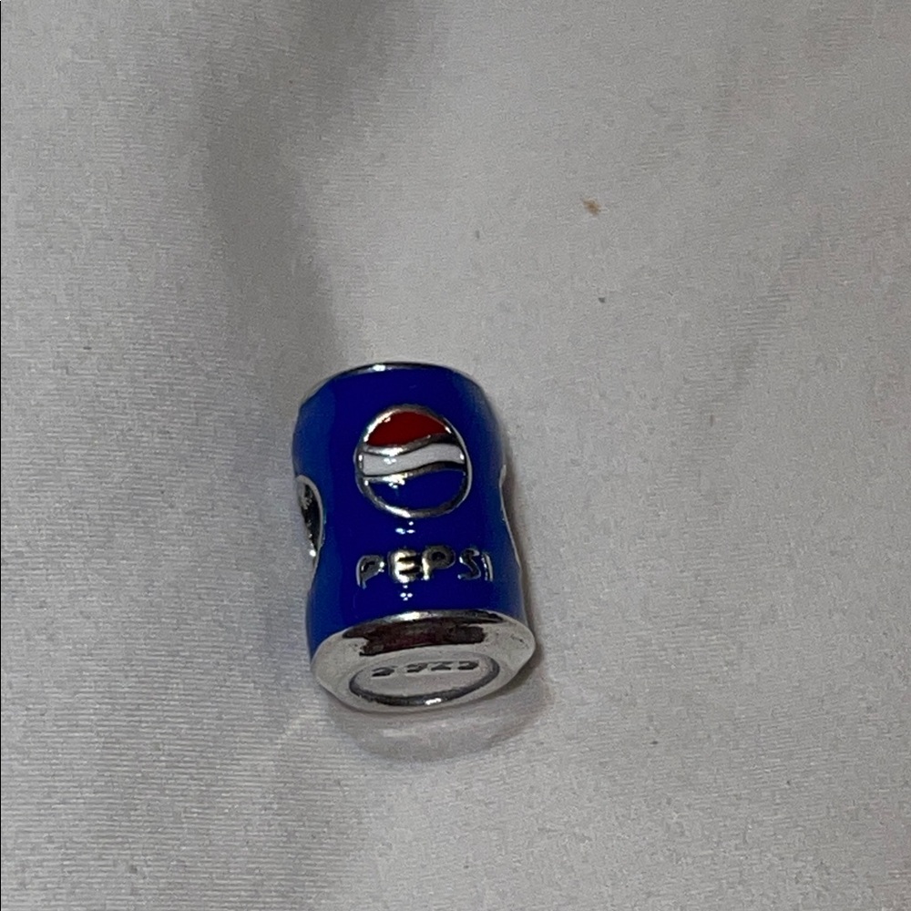 Pandora Sterling Silver 925 Blue Pepsi Can Charm